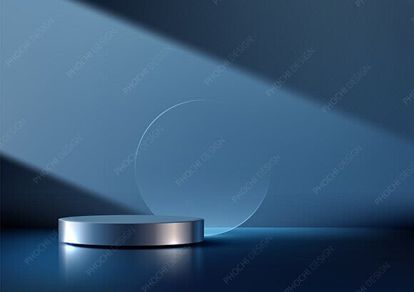 Download 3D Silver Podium Product Display - Premium Resources
