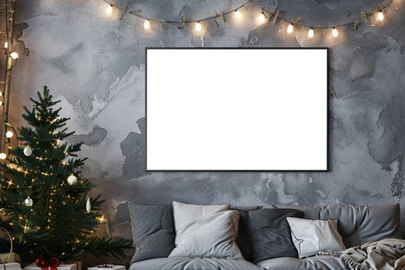 Download Christmas Frame Mockup PDS - Christmas frame Collection