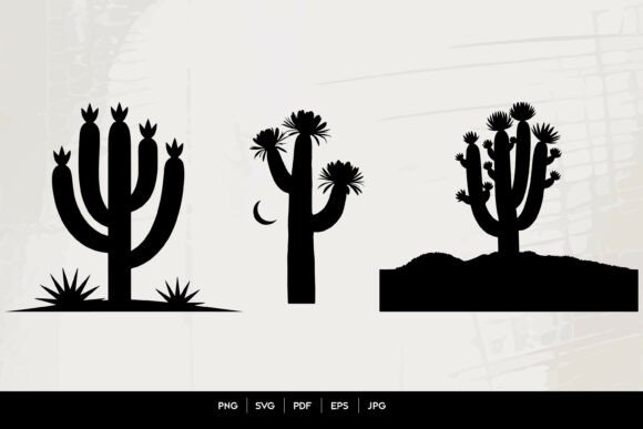 Download Desert Cactus Silhouette Collection Mini - Collection Collection
