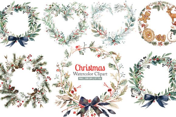 Download Watercolor Christmas Frame PNG Clipart - Christmas frame Collection