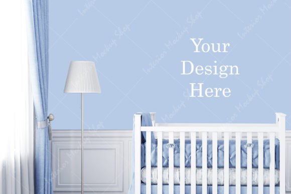 Download Blank Wall Kids Room Mockup - 1210 - Blank Collection