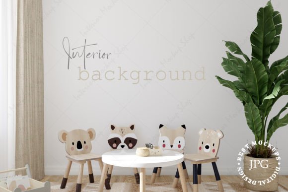 Download Blank Wall, Kids Room Mockup - Blank Collection