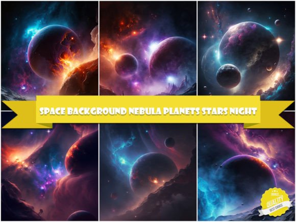 Download Space Background Nebula Planets Stars - Planets Collection