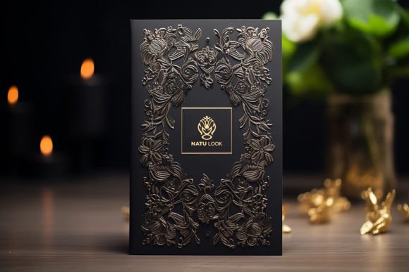 Download Book Cover Logo Mockup_gold Logo Mockup - Premium Resources