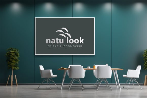 Download Inside Wall Board Logo Mockup - Premium Resources