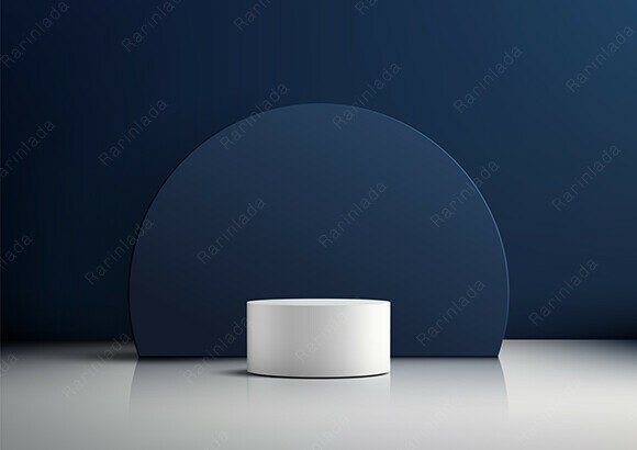 Download White Podium Luxury Products Mockups - Premium Bundle